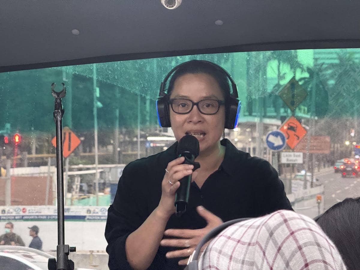 Inge Bachrens selaku COO of PT Java Festival Production yang hadir dalam pertemuan media pada Jumat (8/5/2026).