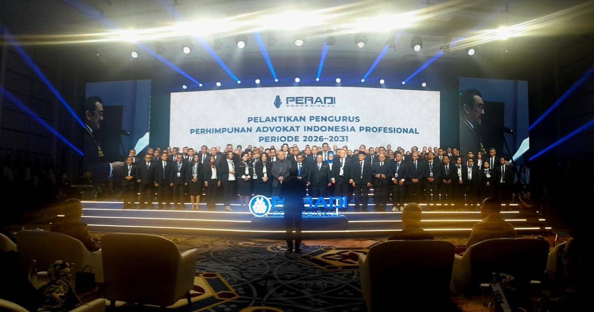 Pengukuhan pengurus PERADI Profesional.