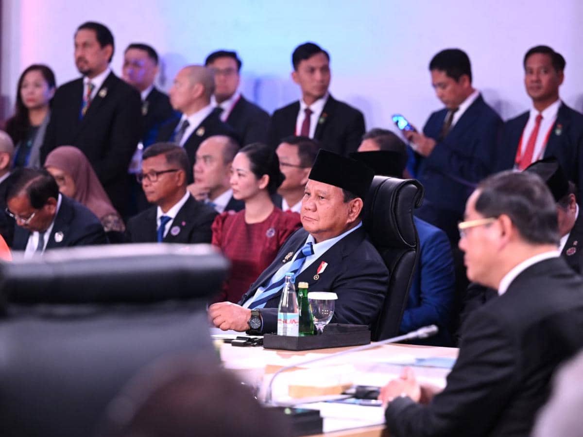 Presiden Prabowo Subianto menghadiri sesi pleno Konferensi Tingkat Tinggi (KTT) ke-48 ASEAN di Mactan Expo, Cebu, Filipina, Jumat (8/5/2026)