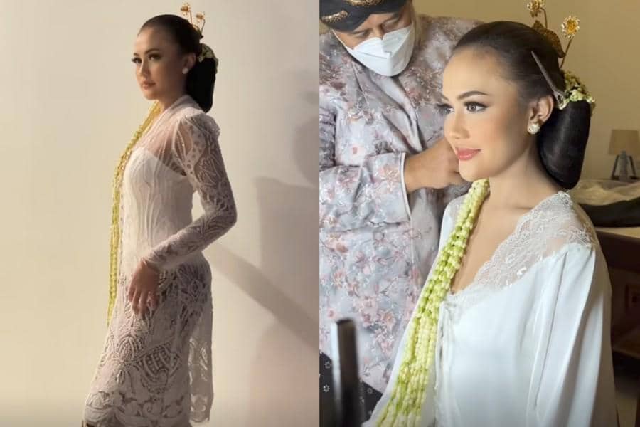 Busana dan Riasan Akad Nikah Yosika Ayumi, Menantu Soimah