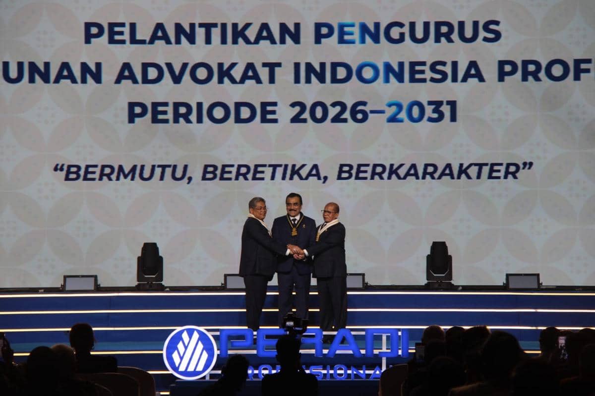 PERADI Profesional Dikukuhkan, Usung Standar Baru Profesi Advokat