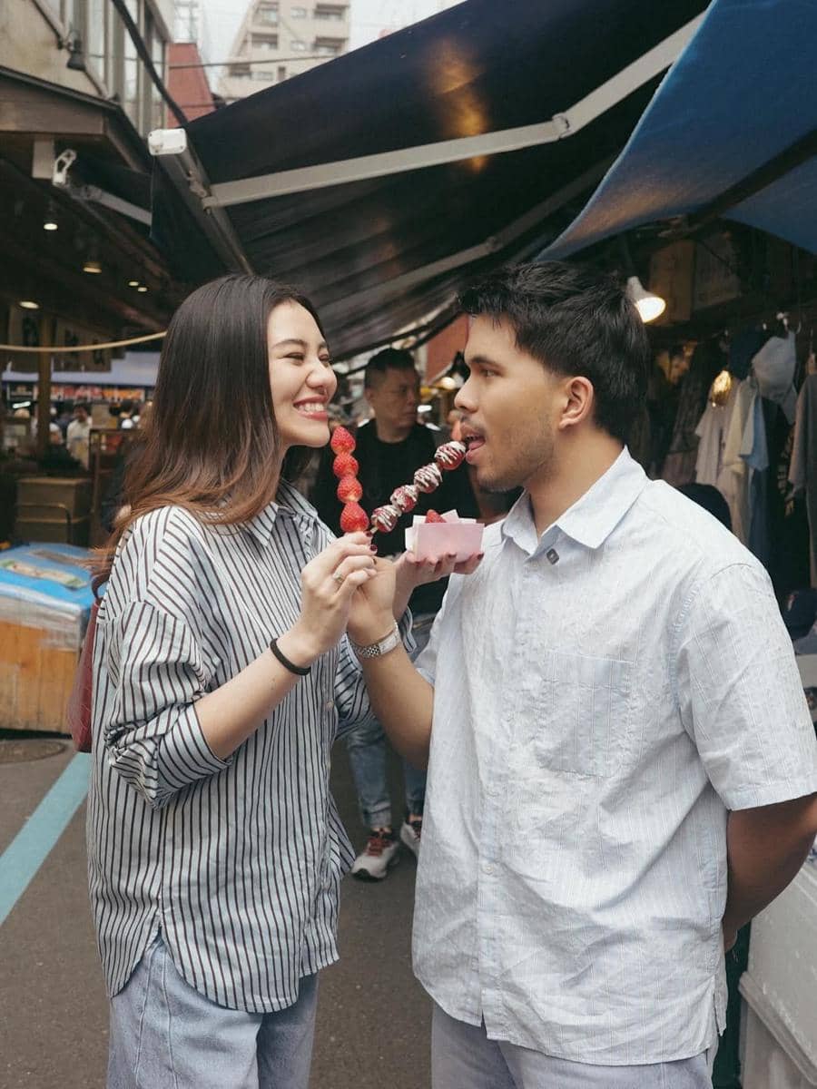 Keluarga Aaliyah dan Thariq liburan di Jepang