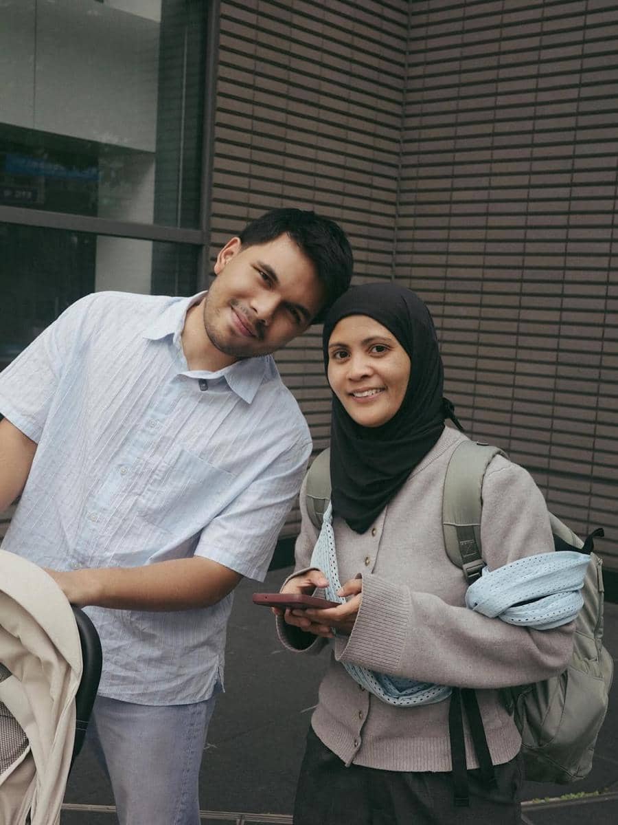 Keluarga Aaliyah dan Thariq liburan di Jepang