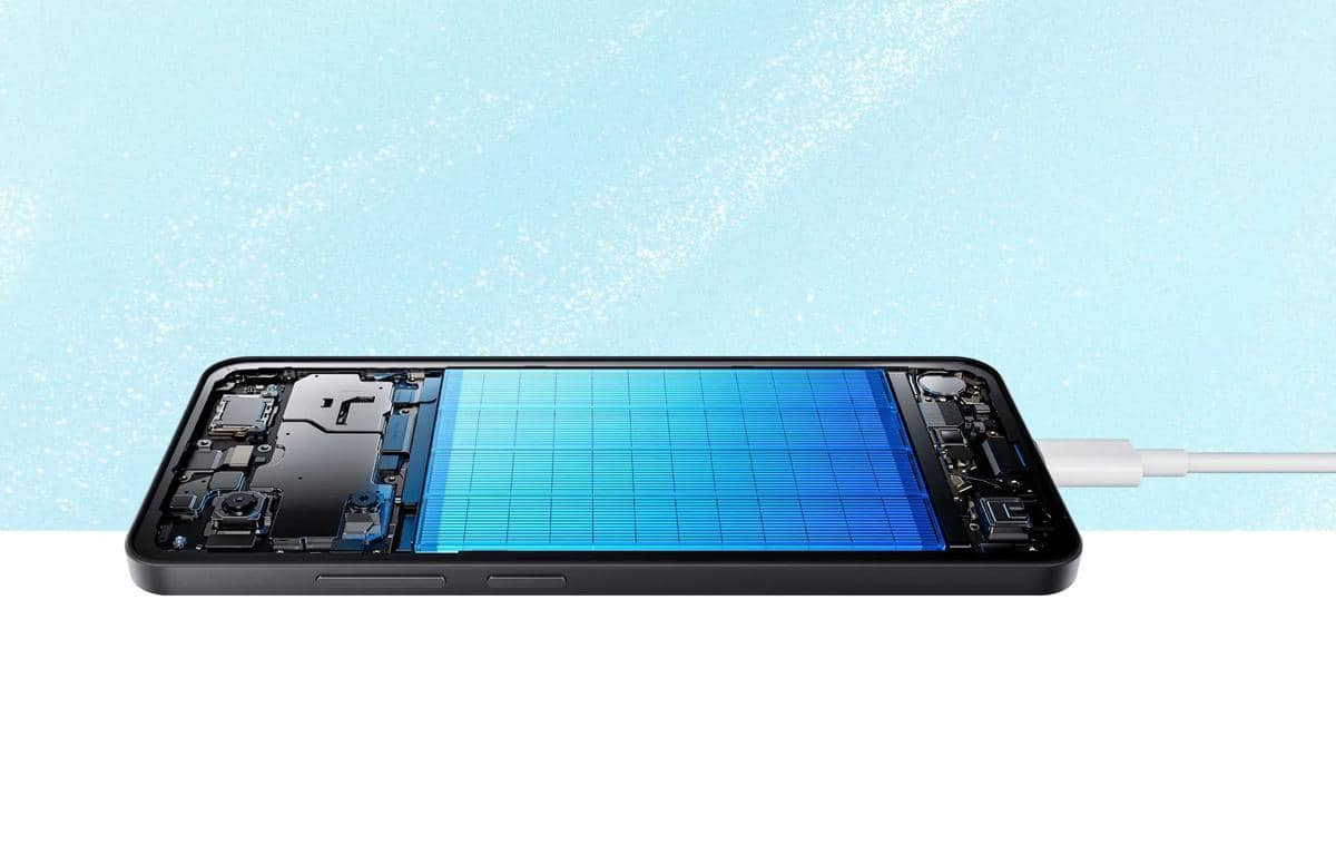 ilustrasi pengisian daya baterai Xiaomi Redmi A5 