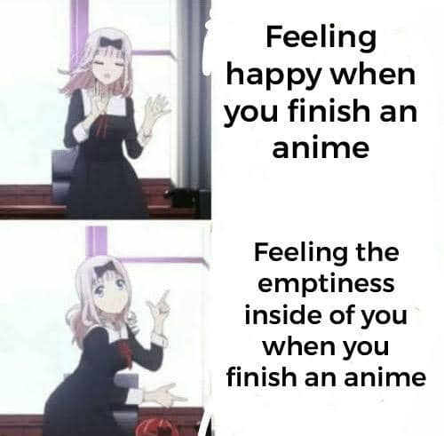 meme anime tentang kekosongan