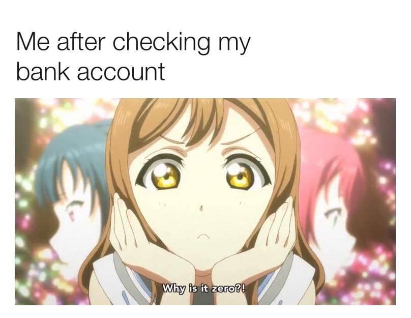 meme anime tentang kekosongan