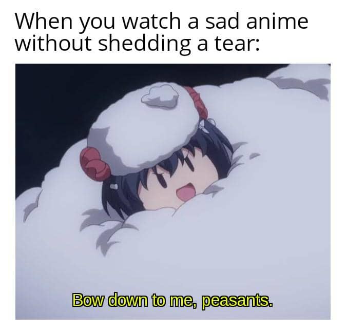 meme anime tentang kekosongan