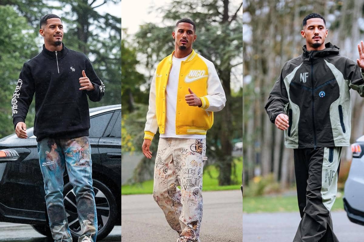 7 OOTD Streetwear Style ala William Saliba, Look-nya Outstanding!
