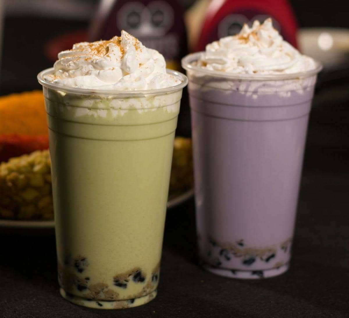ilustrasi ube boba milk 