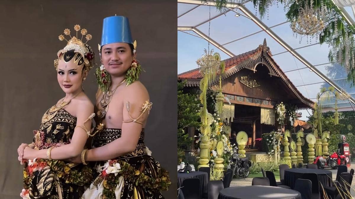 7 Dekorasi Ngunduh Mantu Aksa Uyun Anak Soimah, Adat Jawa Bernuansa Asri