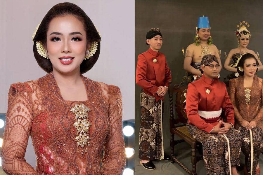 Gaya Keluarga di Acara Ngunduh Mantu Anak Soimah, Busananya Kompak