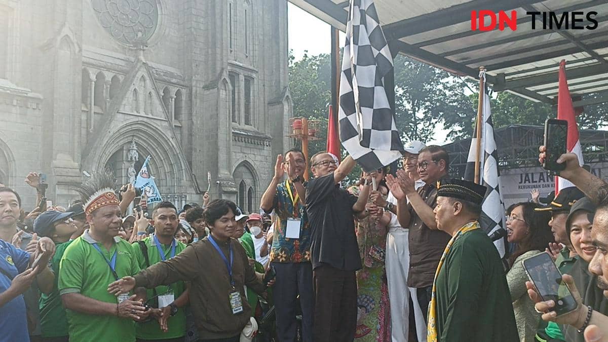Menteri Agama Nasaruddin Umar menghadiri Peringatan Syukur 219 Tahun Keuskupan Agung Jakarta (KAJ) di Paroki Katedral Jakarta, Jakarta Pusat,  Sabtu (9/5/2026)