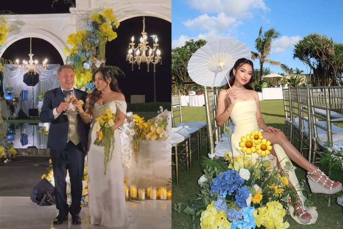 7 Potret Resepsi Pernikahan Ayah Jennifer Coppen, Mewah dan Romantis
