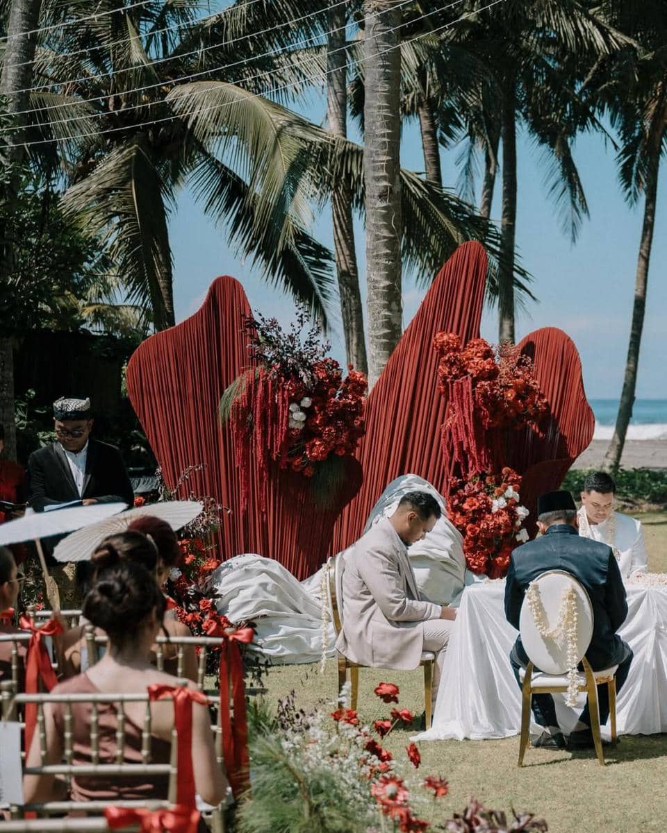 Dekorasi Akad Nikah Gabriella Larasati (instagram.com/gabriellalarasati)