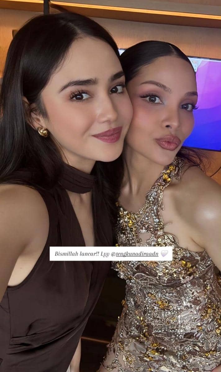 Gaya Tengku Nadira di Bridal Shower (instagram.com/syifahadju)