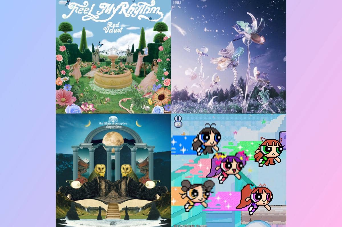 8 Grup KPop dengan Desain Cover Album Digital yang Kreatif
