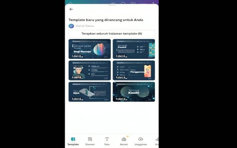 cara bikin PPT otomatis dengan AI Canva