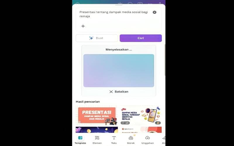 cara bikin PPT otomatis dengan AI Canva
