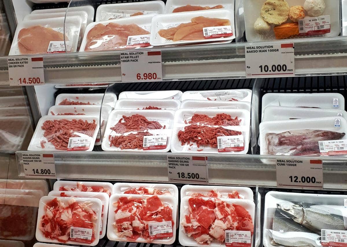 ilustrasi produk daging beku