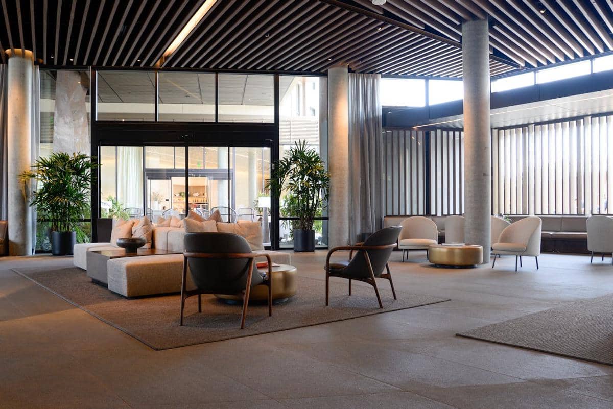 ilustrasi interior hotel modern