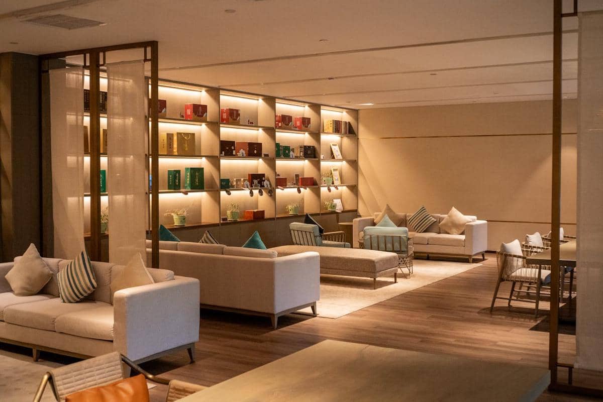 ilustrasi interior hotel modern