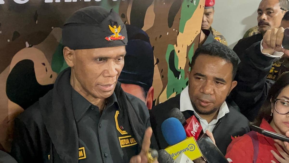 Ketua Umum GRIB Jaya Rosario de Marshall alias Hercules (IDN Times/Aryodamar)