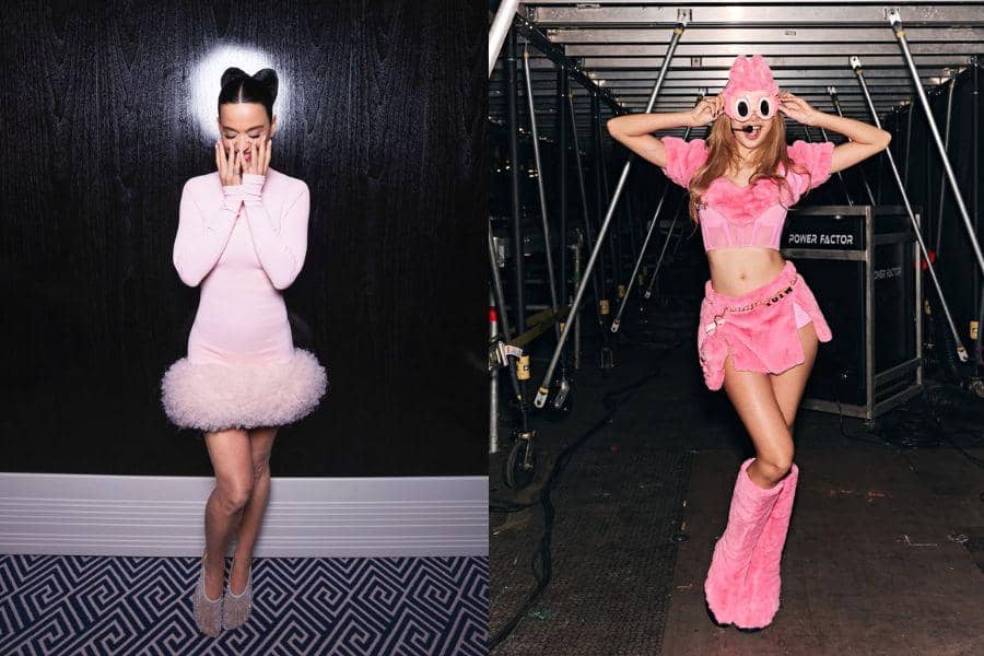 Adu Gaya Lisa BLACKPINK vs. Katy Perry (instagram.com/katyperry | instagram.com/lalalalisa_m)
