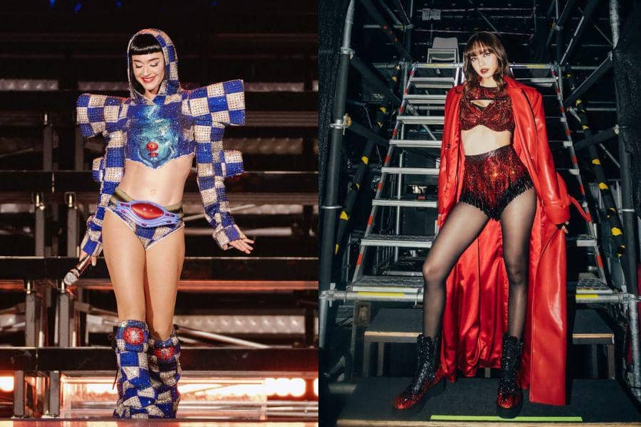 Adu Gaya Lisa BLACKPINK vs. Katy Perry (instagram.com/katyperry | instagram.com/lalalalisa_m)