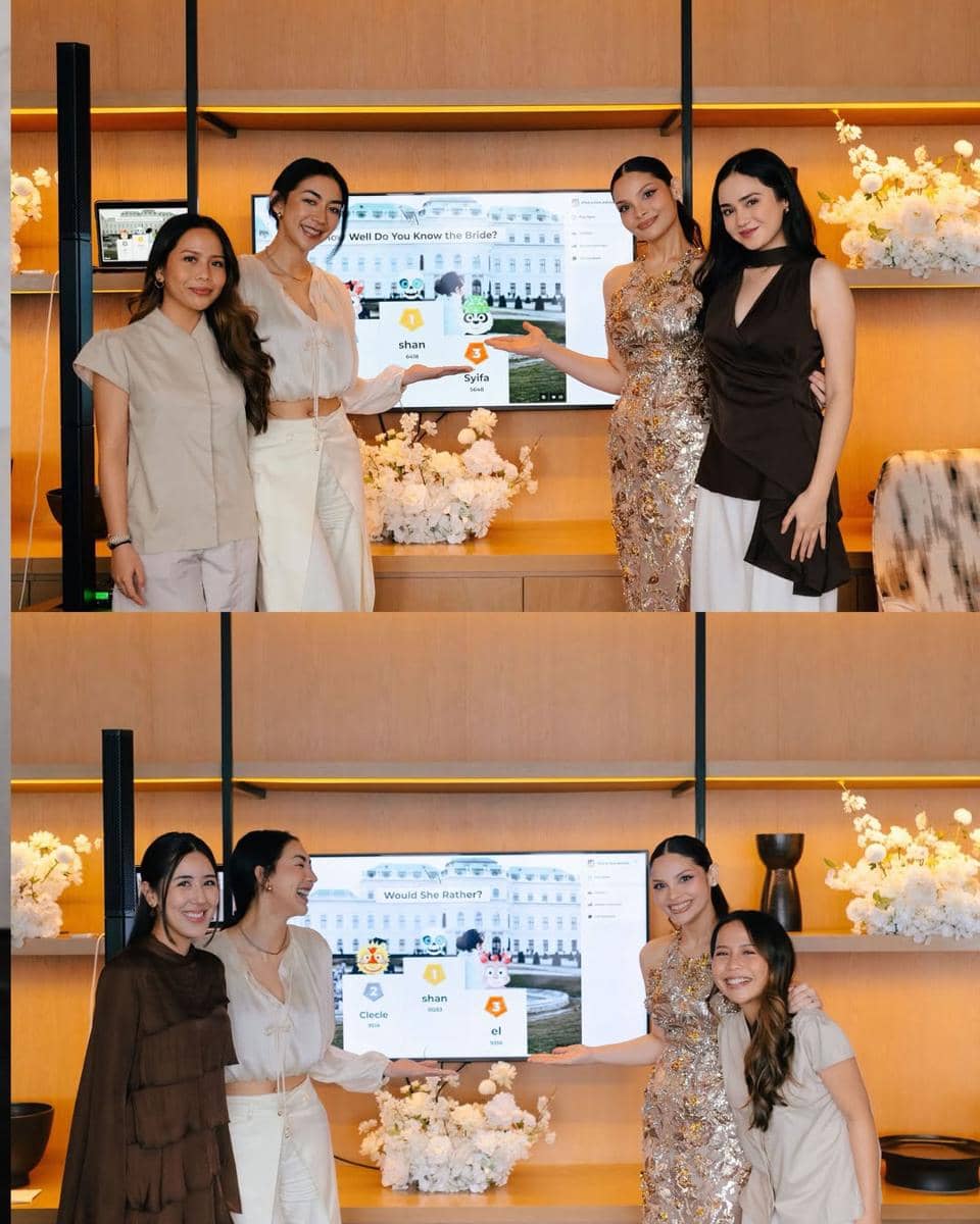 Gaya Artis di Bridal Shower Tengku Nadira (instagram.com/tengkunadiraadn)