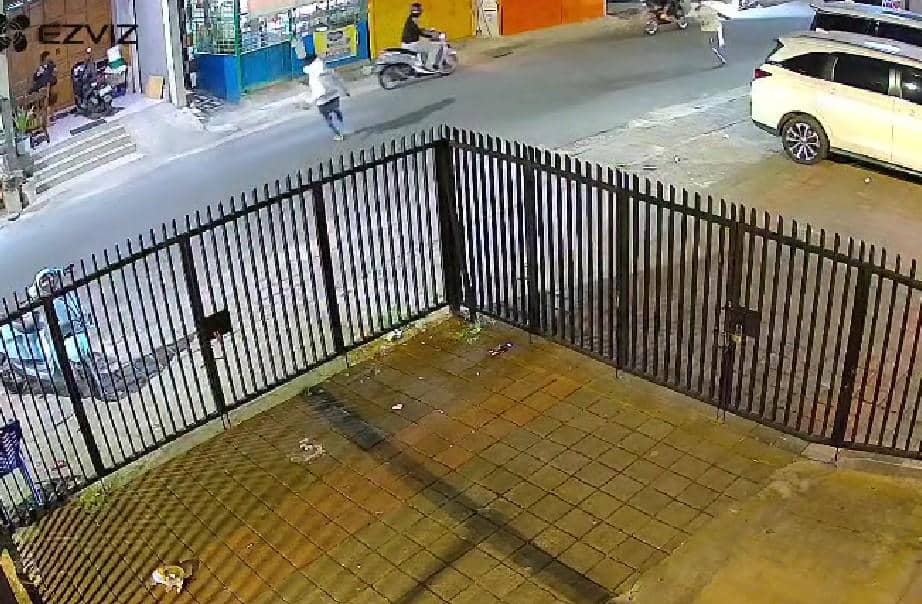 Aksi komplotan geng motor menyerang warga di Makassar, Minggu (10/5/2026) dini hari. Dok. Istimewa