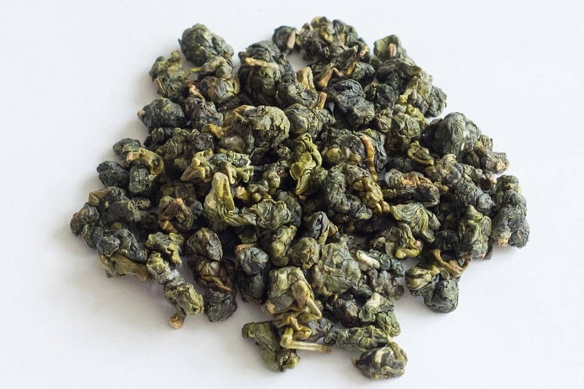 ilustrasi daun teh Milk Oolong
