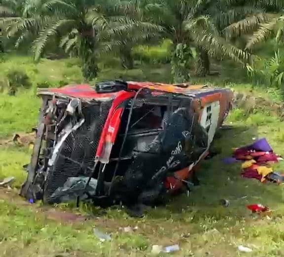 Ini Nama Korban Kecelakaan Bus Halmahera di Tol Kualanamu-Tebingtinggi