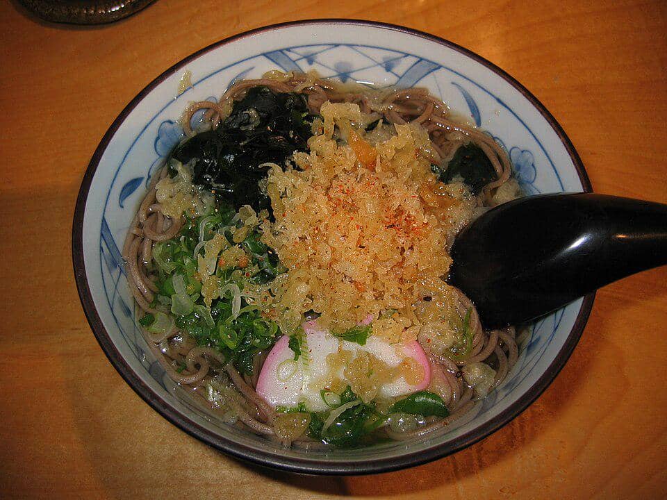 ilustrasi tanuki soba 