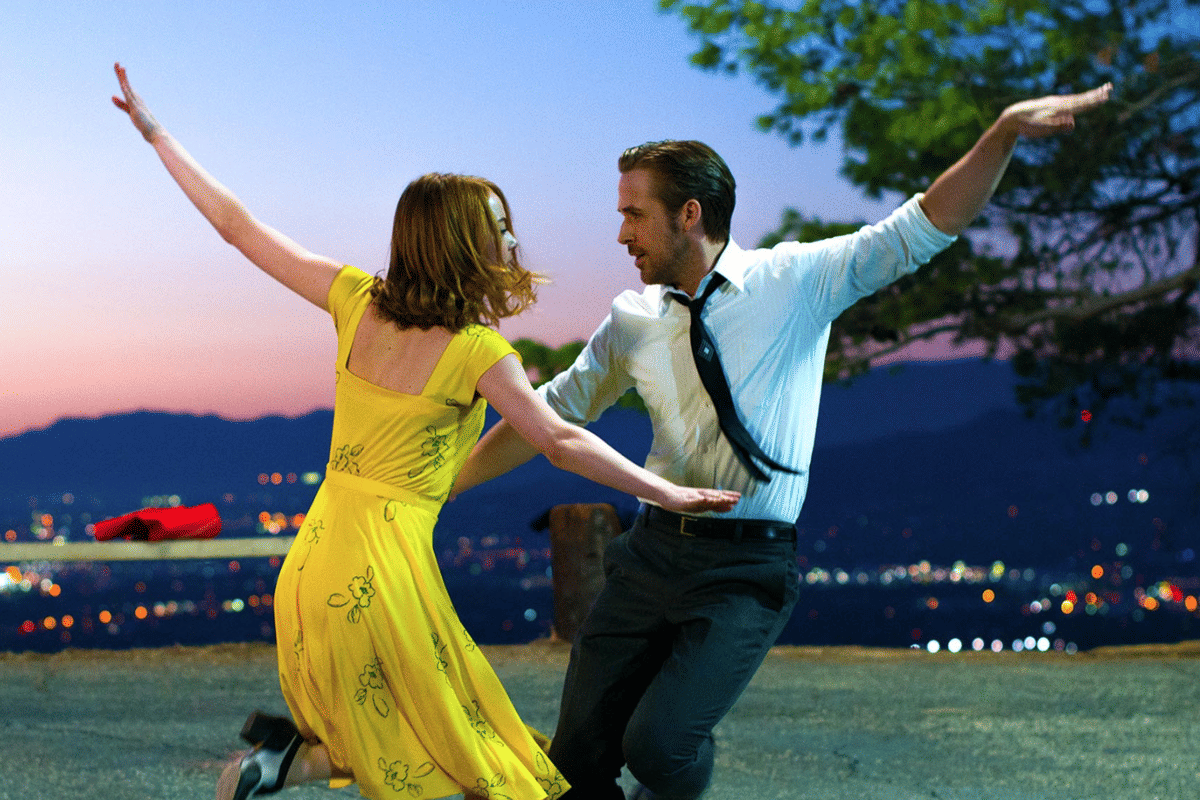 Mia dan Sebastian dalam film La La Land.