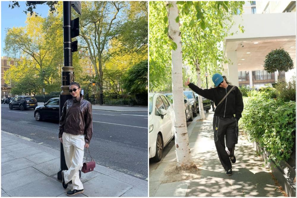 8 Potret Azizah Salsha Jalan-jalan di London, Bergaya Edgy!