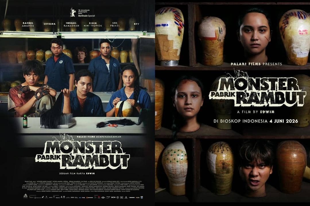 poster film Monster Pabrik Rambut
