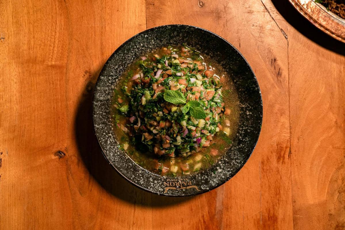 ilustrasi bahan tabbouleh