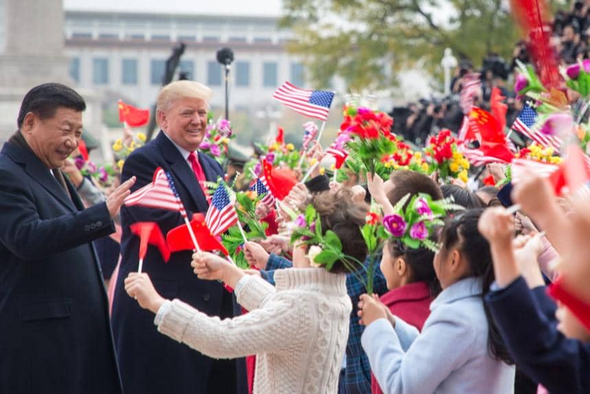 Presiden AS Donald Trump dan Presiden China Xi Jinping