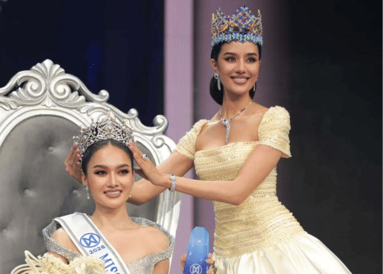 7 Potret Last Walk Opal Suchata Sebagai Miss World Thailand 2025