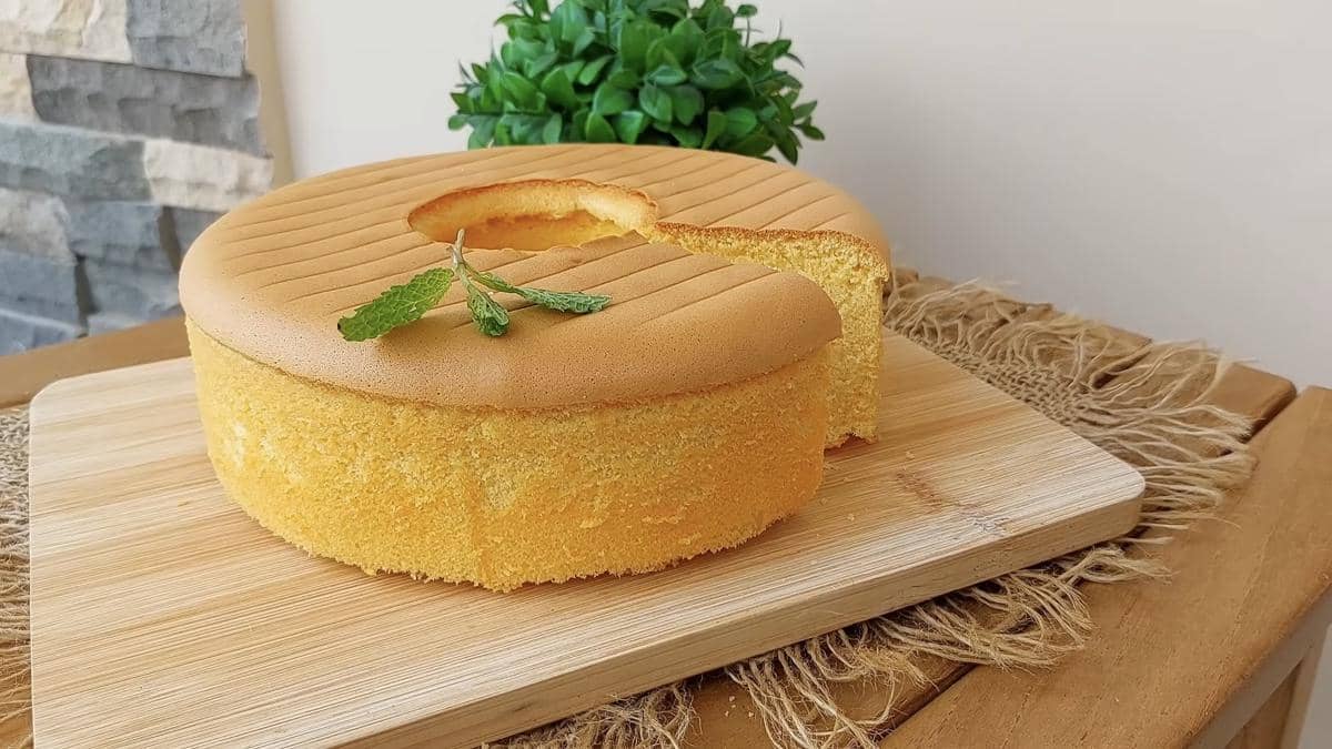 ilustrasi cake vanilla keju