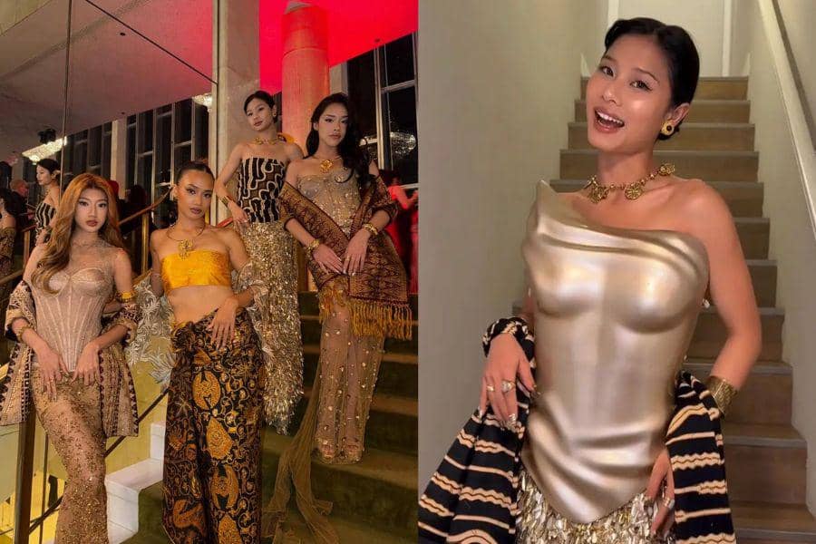 Detail Look no na di Gold Gala 2026, Padukan Wastra dengan Gaya Modern