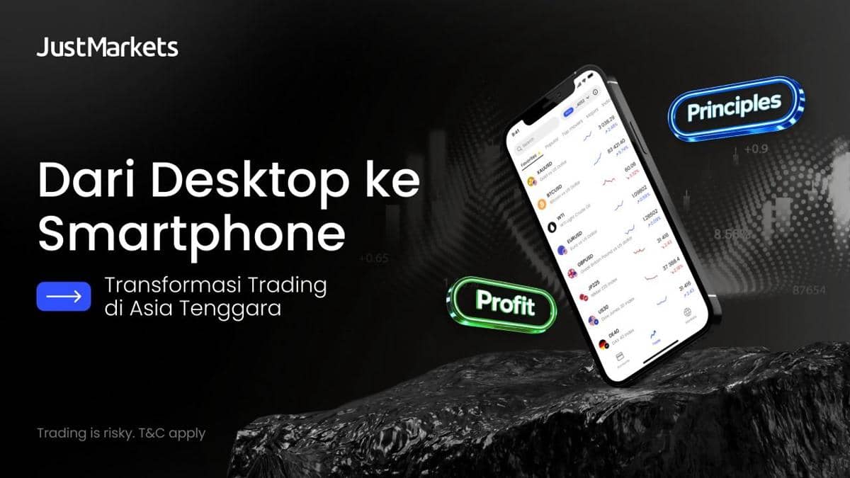 Trading Seluler Makin Tumbuh di Asia Tenggara (Dok. JustMarkets)