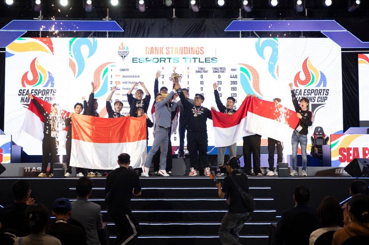 Indonesia Sabet Gelar Juara Umum SEA Esports Nations Cup 2026