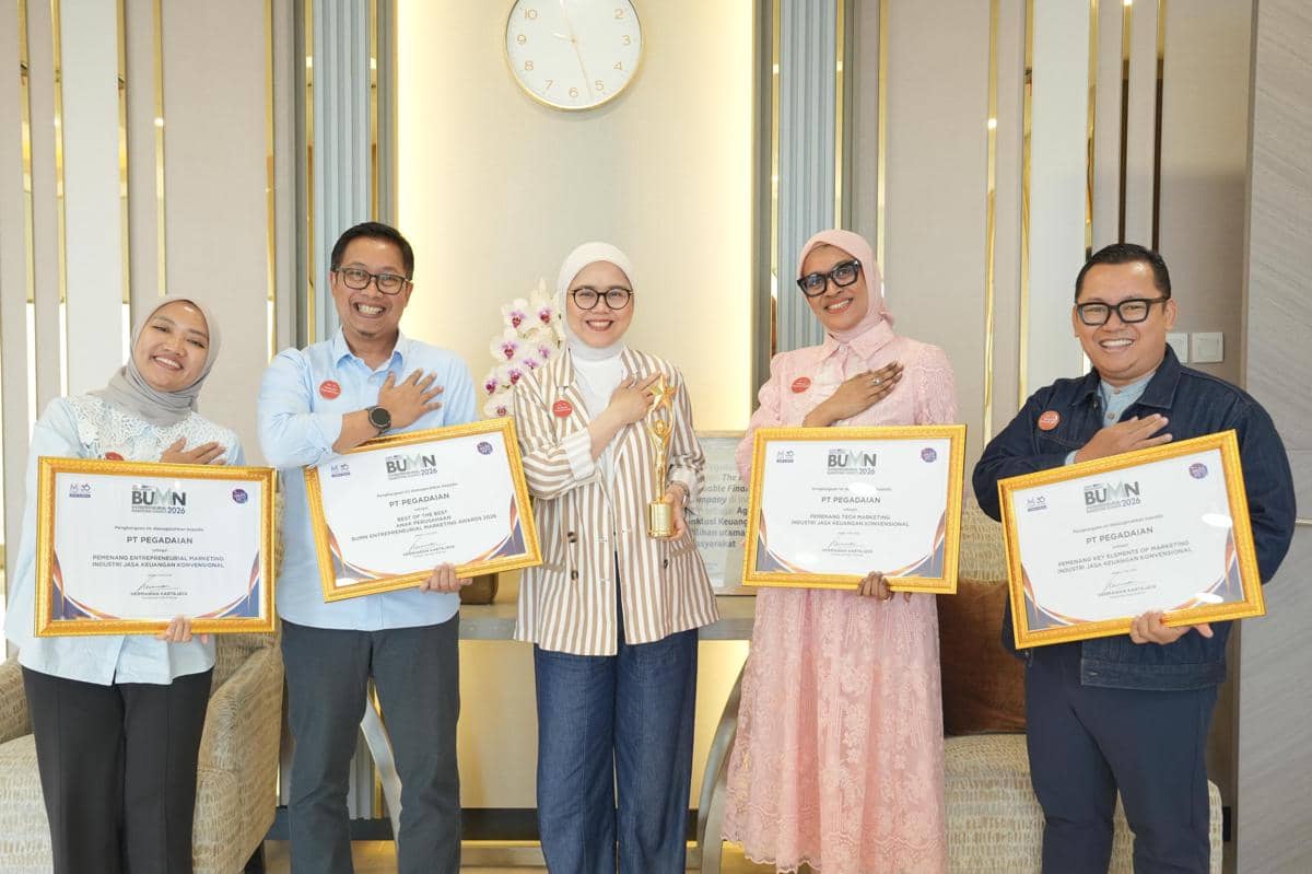 Inovasi dan Digitalisasi Antar Pegadaian Jadi 'Best of the Best' BEMA 