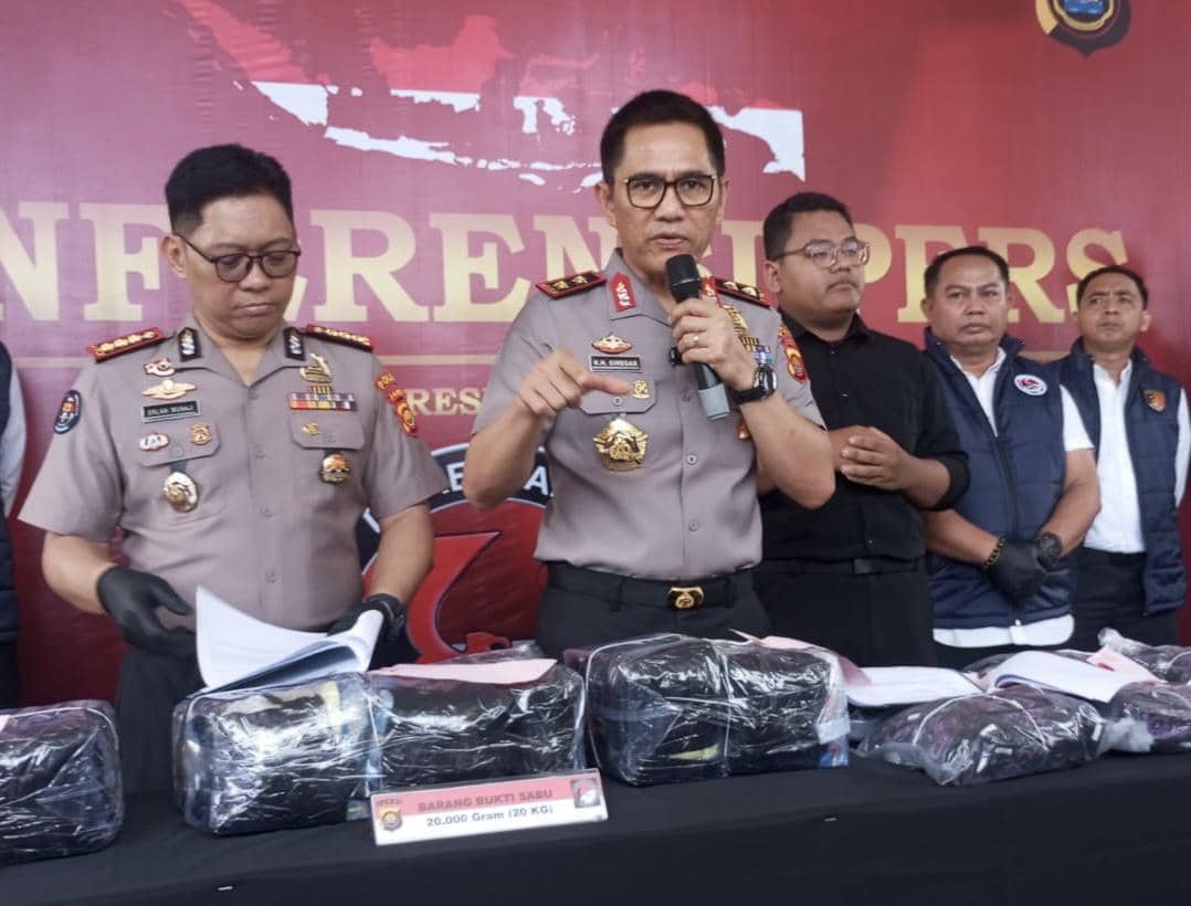 Polda Jambi Bongkar Penyelundupan Sabu dan Vape Yakuza Rp25,9 Miliar 