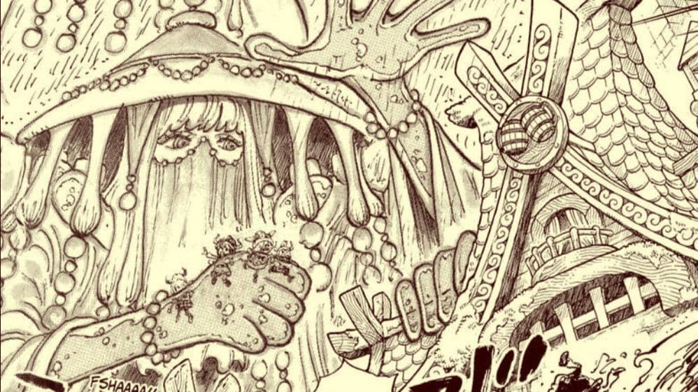 Dewa Hujan Zaza. (Dok. Shueisha, Eiichiro Oda/One Piece)