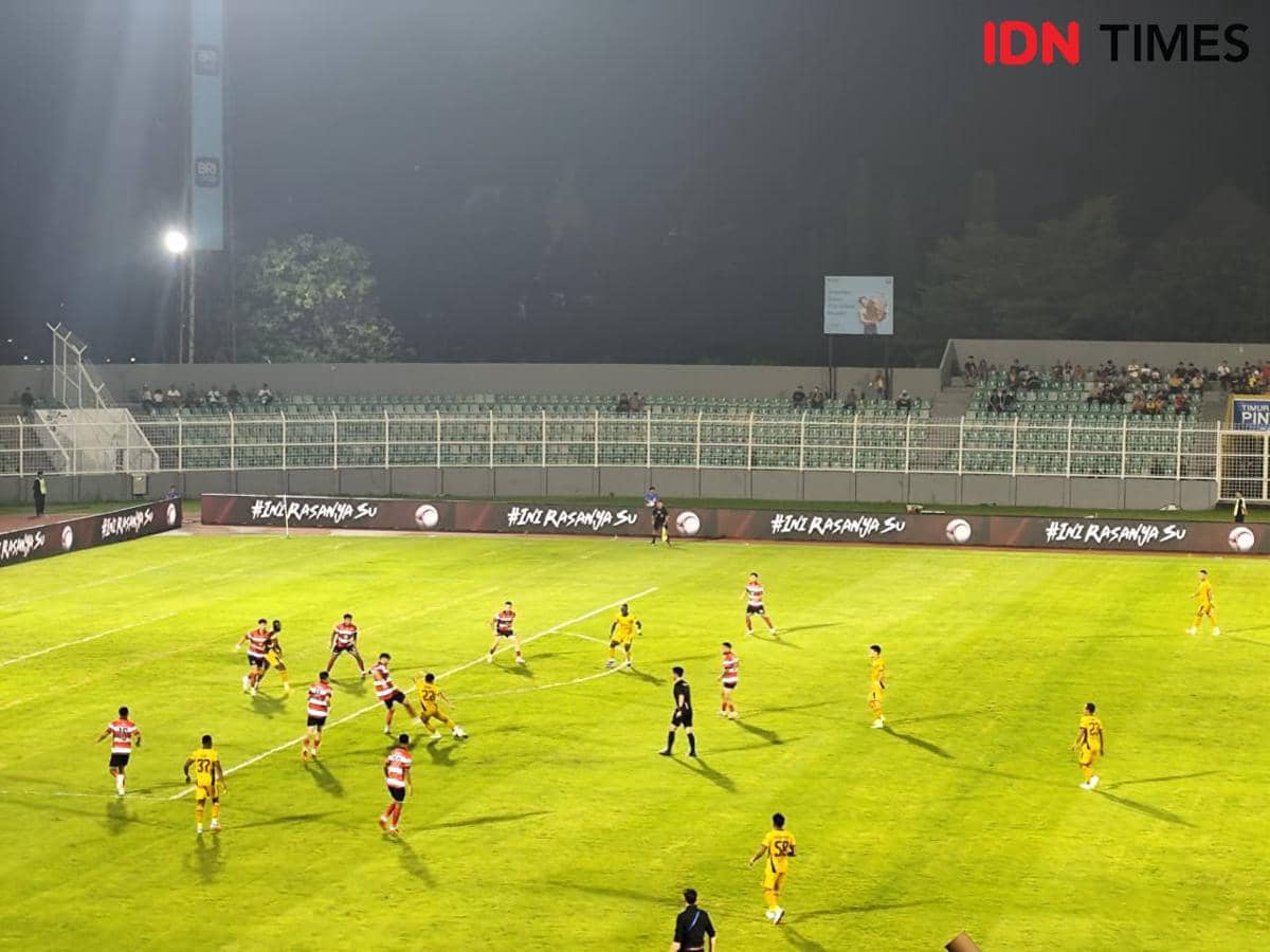 Babak Pertama Super League, Bhayangkara Tertinggal 1-0 dari Madura