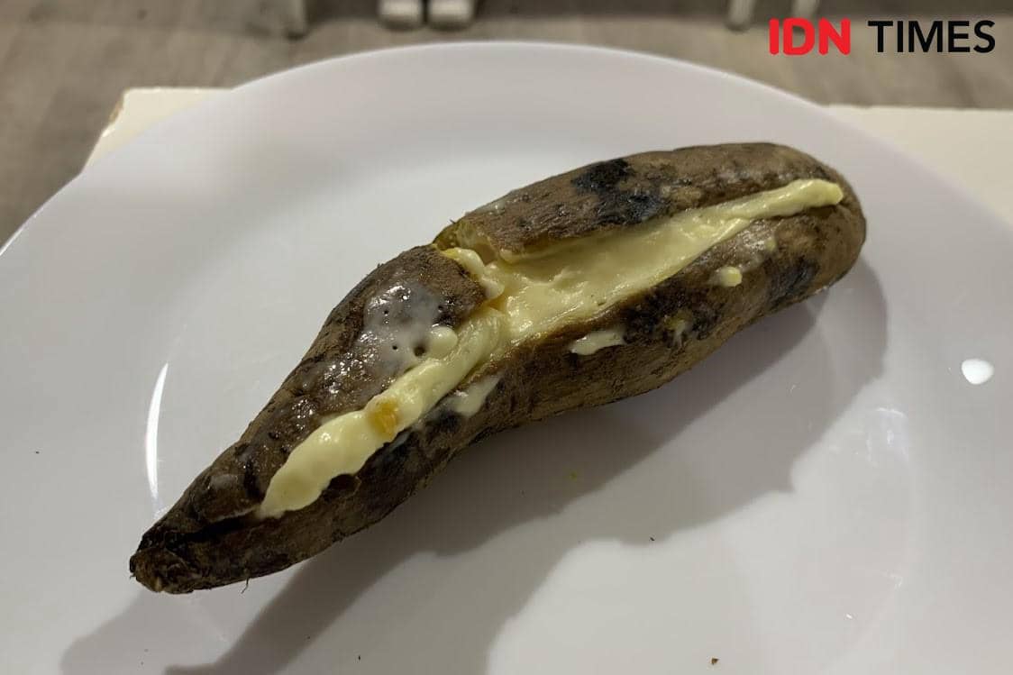 Resep Ubi Cilembu Panggang Keju Mozzarella ala Hypermart