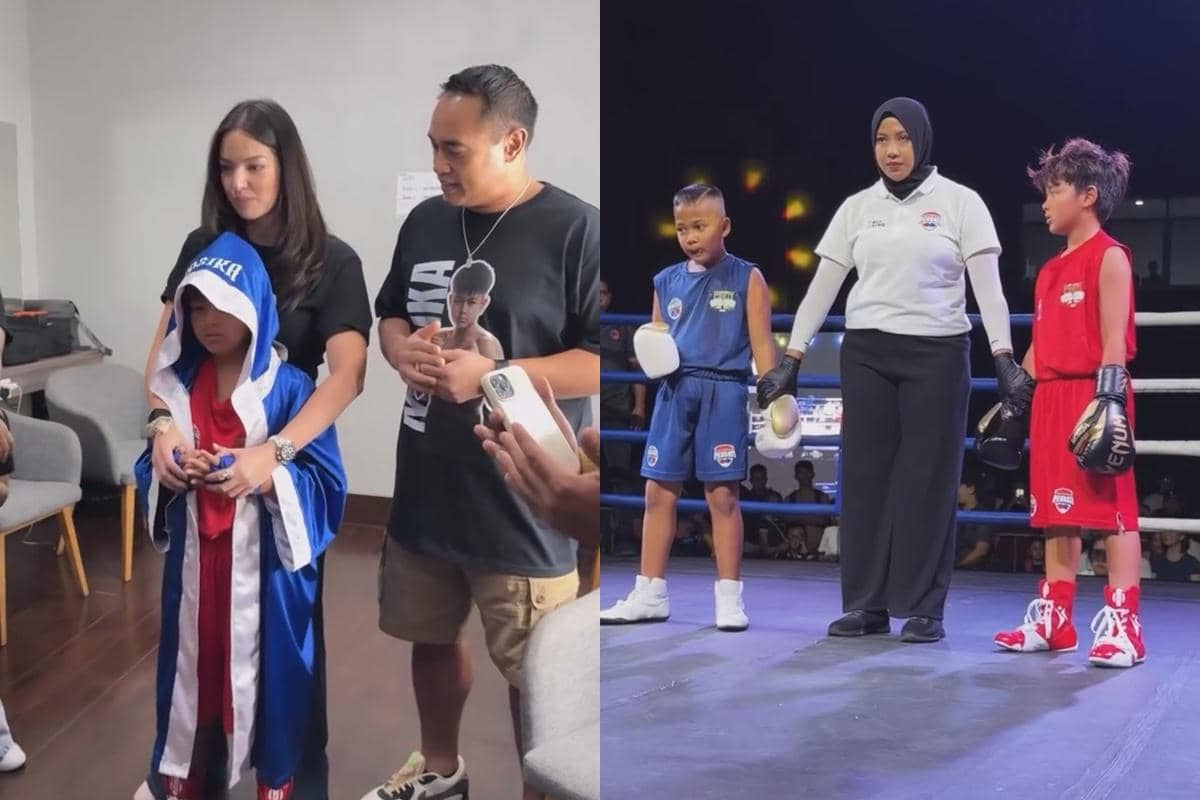 8 Momen Magika Anak Nia Ramadhani Tanding Tinju, Menang?