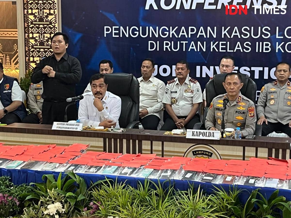 Terbongkar! 137 Napi Rutan Kotabumi Terlibat Sindikat Love Scamming
